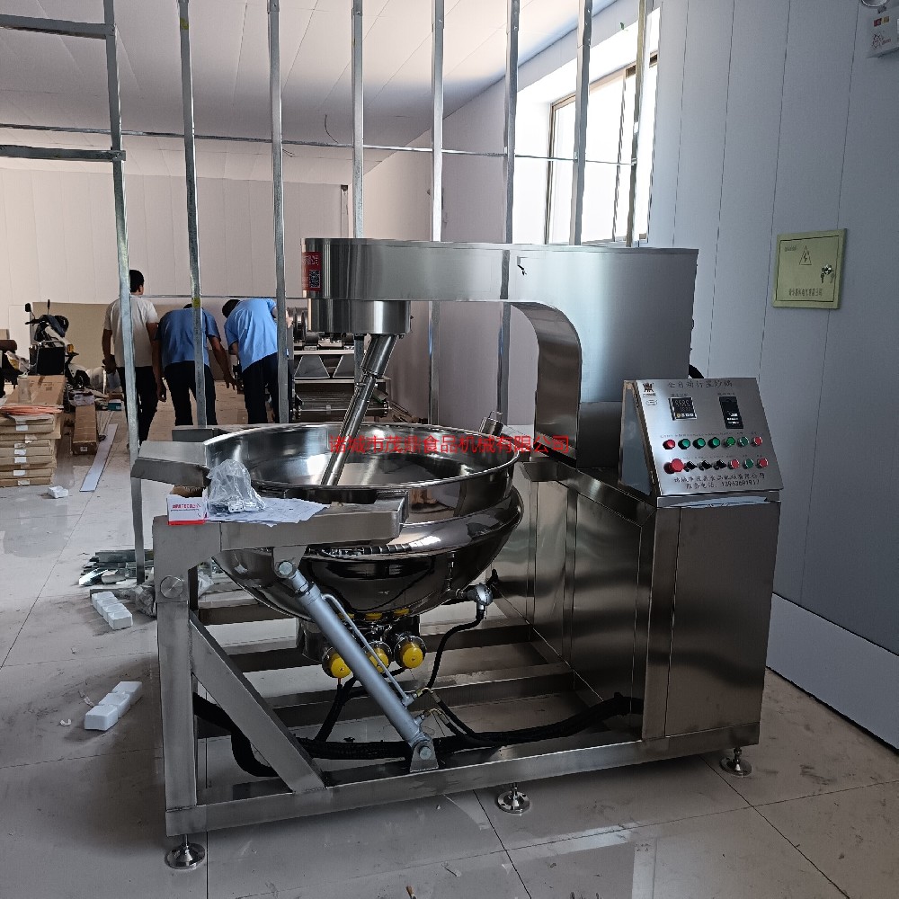 電磁行星攪拌炒鍋可傾式麥芽糖攪拌炒鍋大型辣椒醬炒制鍋生產商